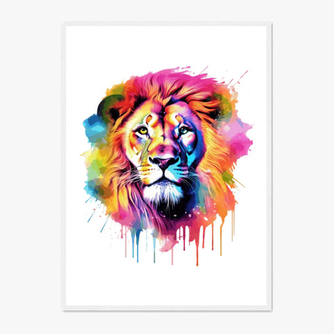 Tableau Animaux Lion Pop Art