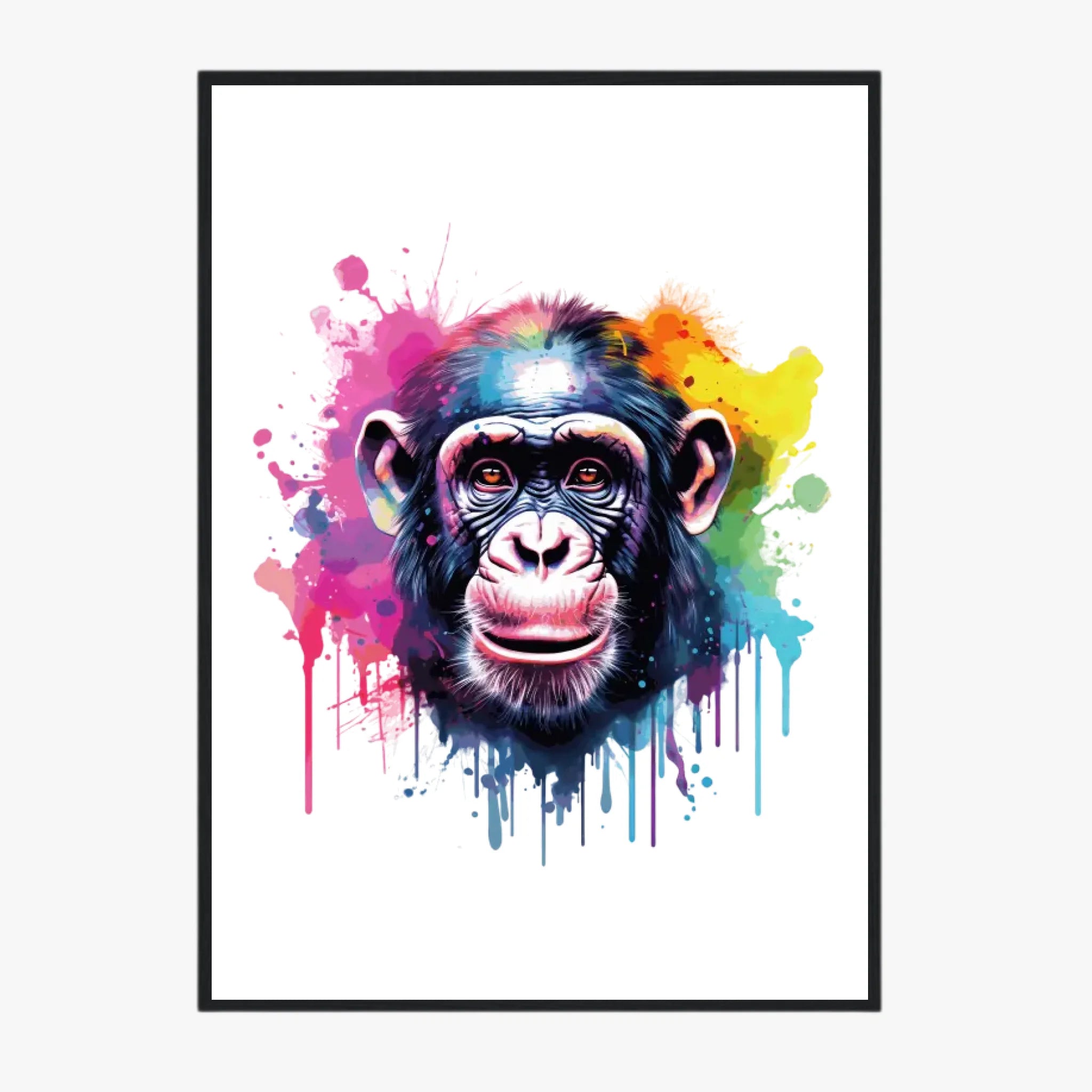 Tableau Animaux Singe Pop Art