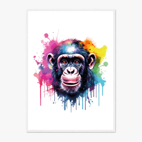 Tableau Animaux Singe Pop Art