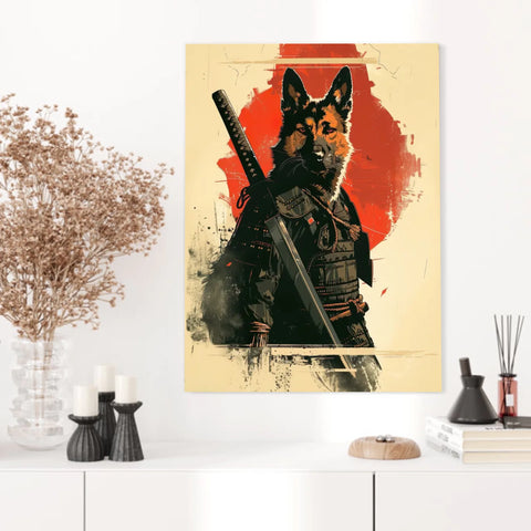 Tableau Animaux Chien Ninja