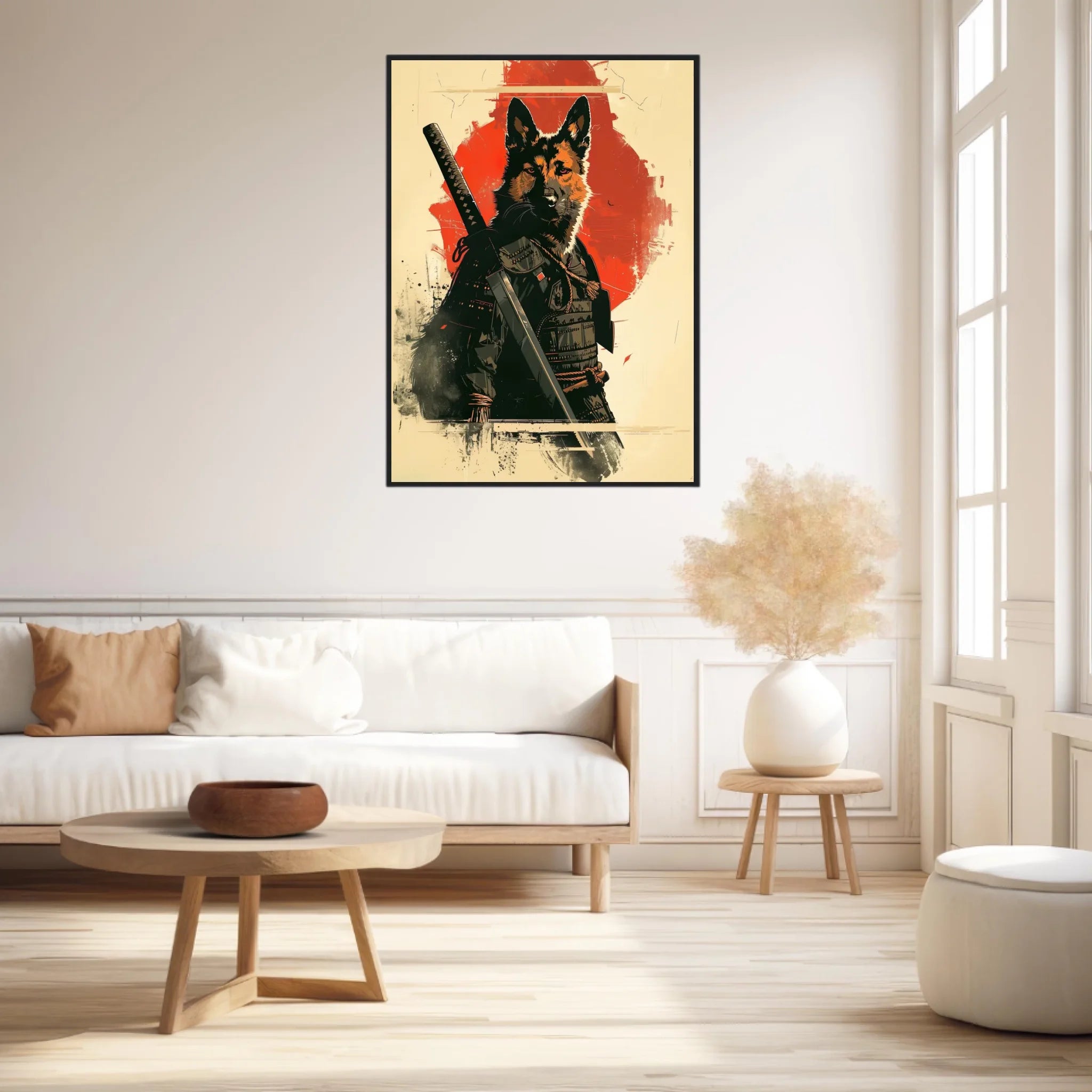 Tableau Animaux Chien Ninja