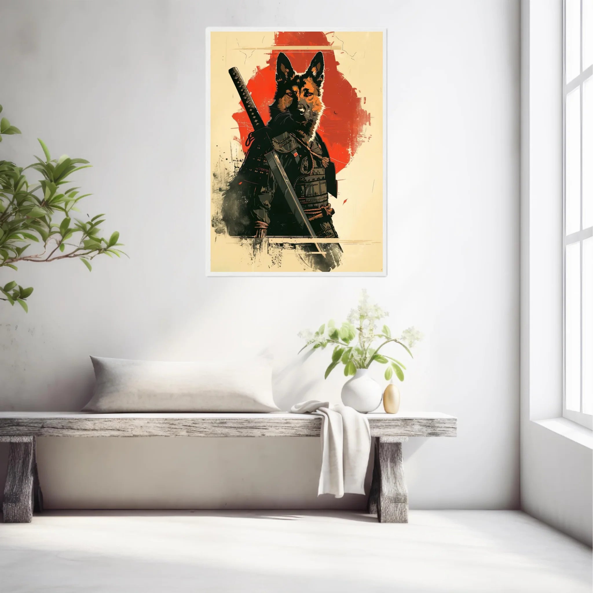 Tableau Animaux Chien Ninja