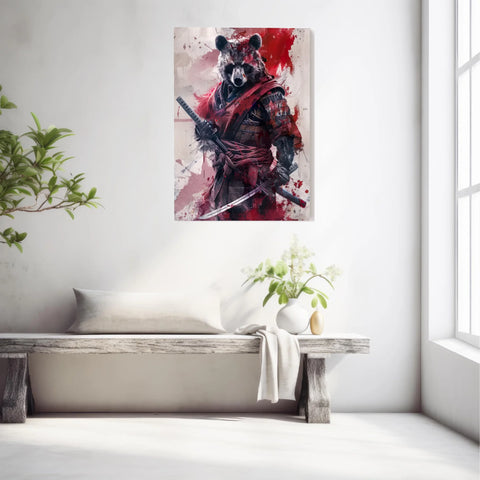 Tableau Animaux Ours Ninja