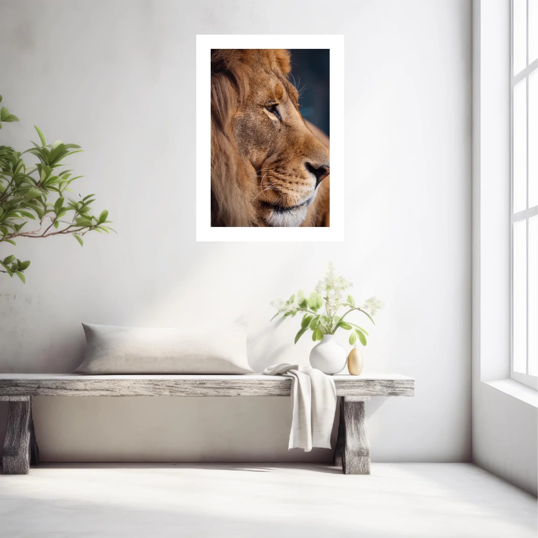 Tableau Lion Couleur