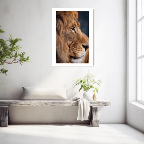 Tableau Lion Couleur