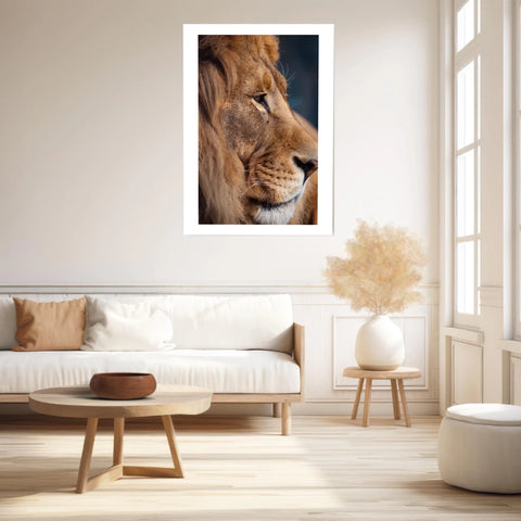 Tableau Lion Couleur