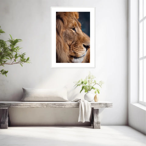 Tableau Lion Couleur