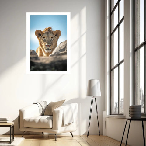 Tableau Lion Couleur 5