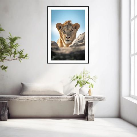 Tableau Lion Couleur 5