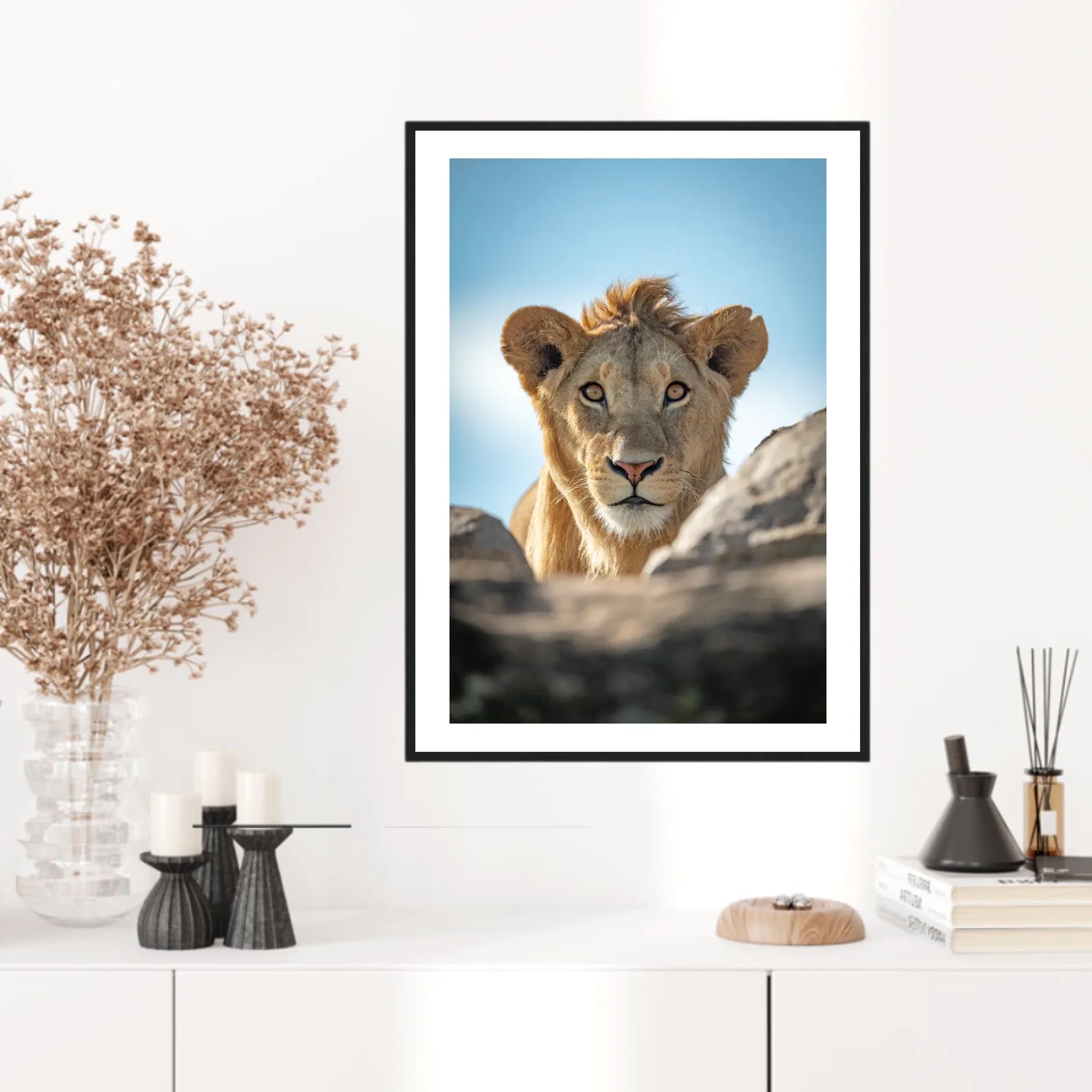 Tableau Lion Couleur 5