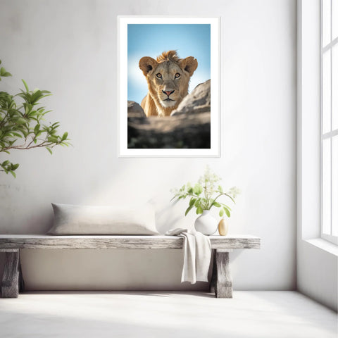 Tableau Lion Couleur 5