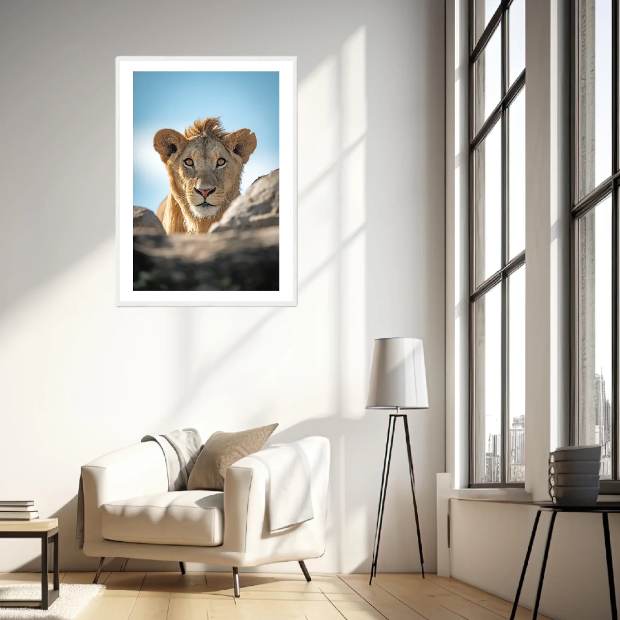 Tableau Lion Couleur 5