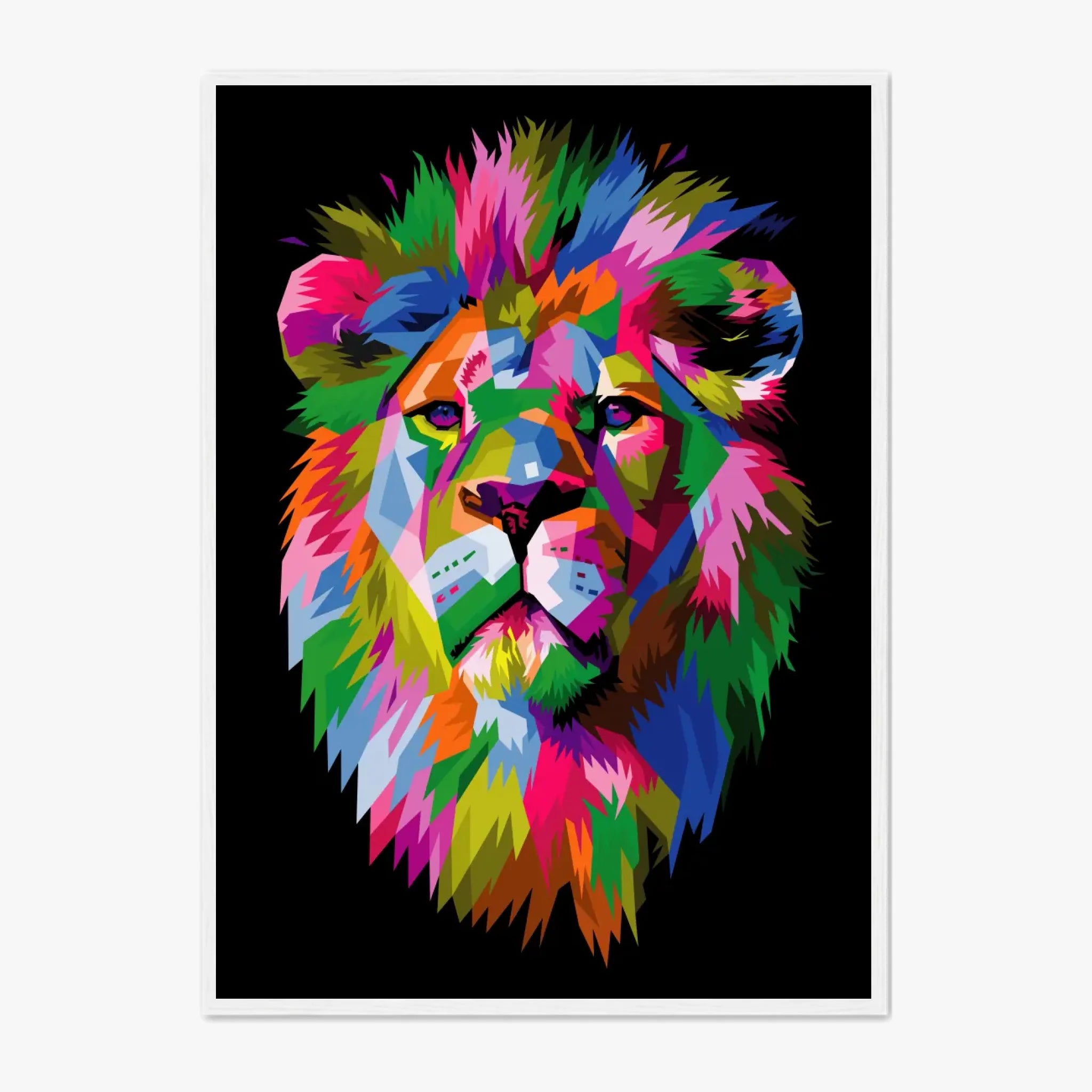 Tableau Lion Pop Art