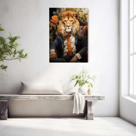 Tableau Lion Vintage 3