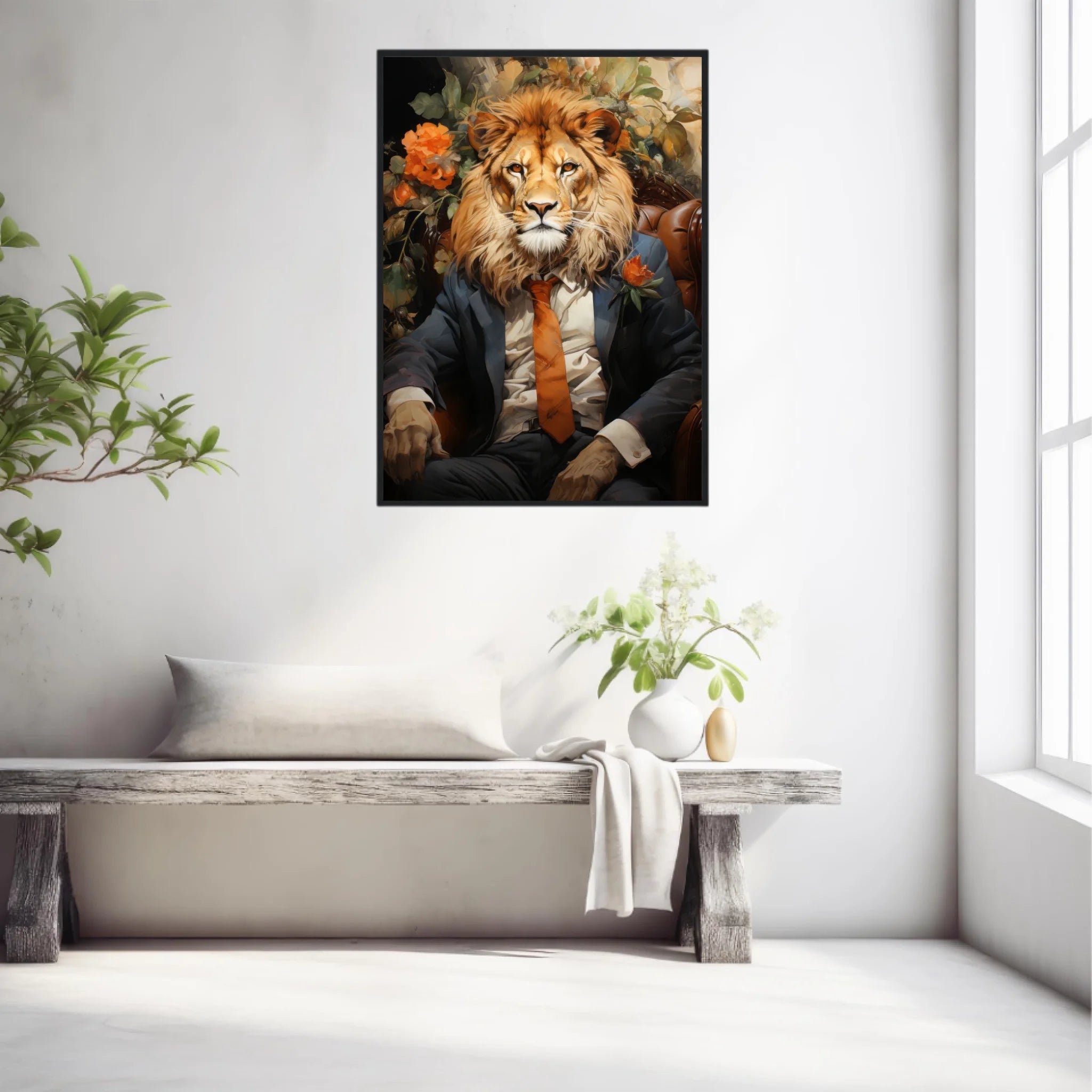 Tableau Lion Vintage 3