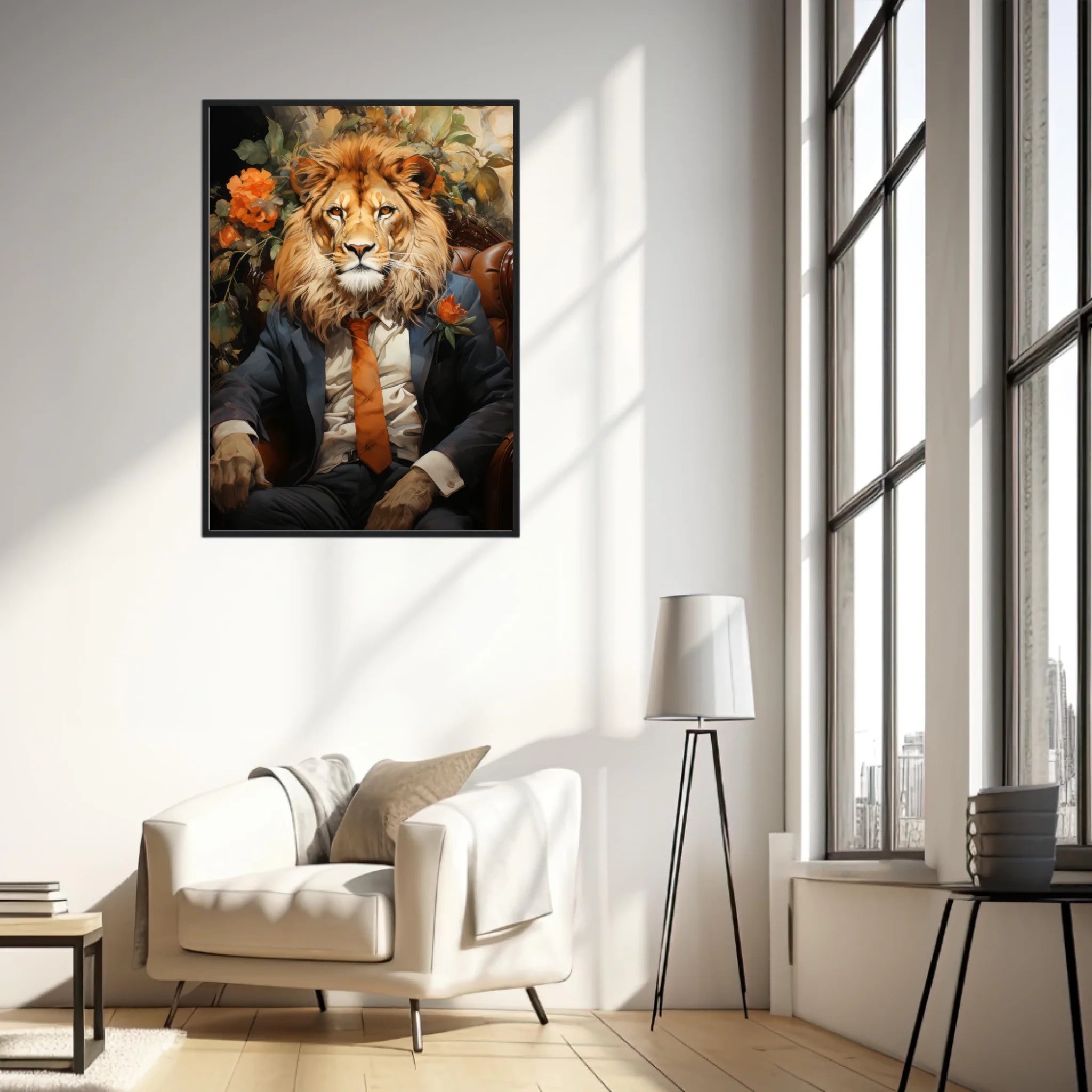 Tableau Lion Vintage 3