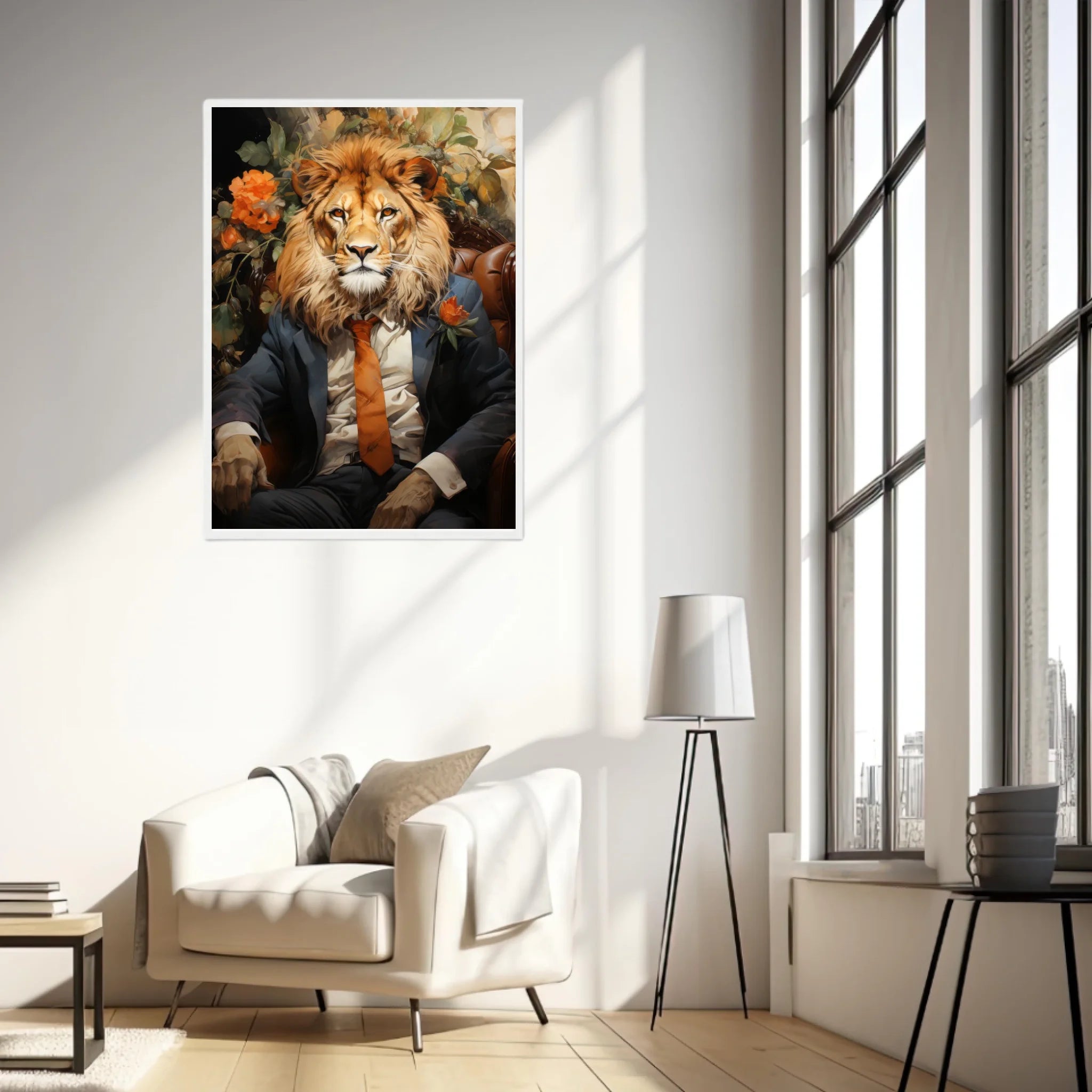 Tableau Lion Vintage 3