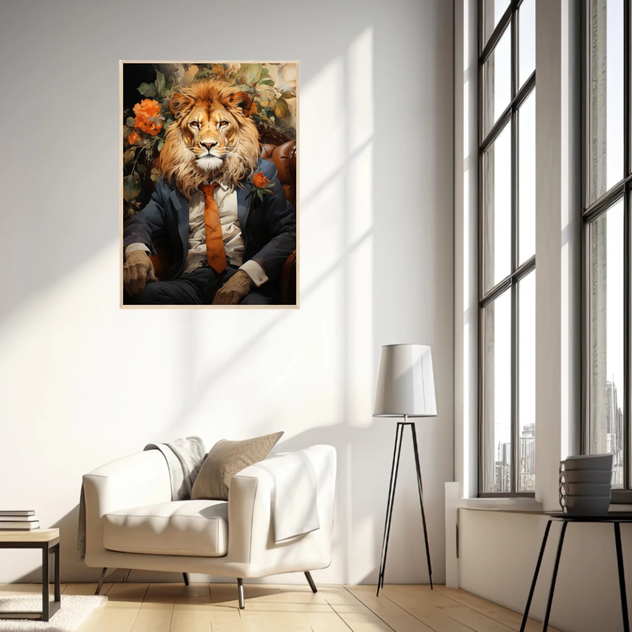 Tableau Lion Vintage 3