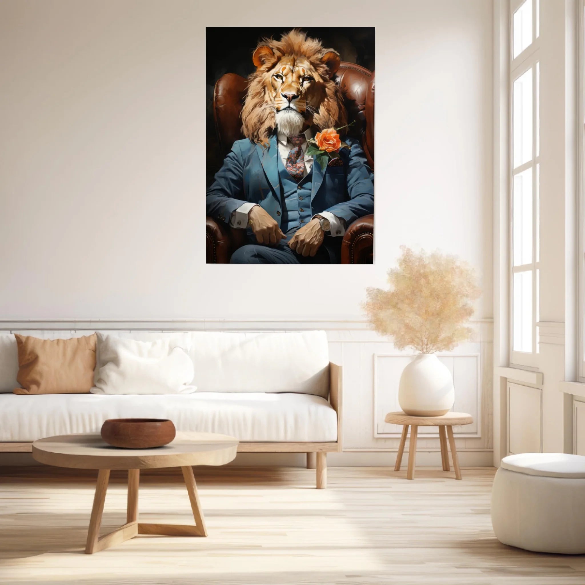 Tableau Lion Vintage 2