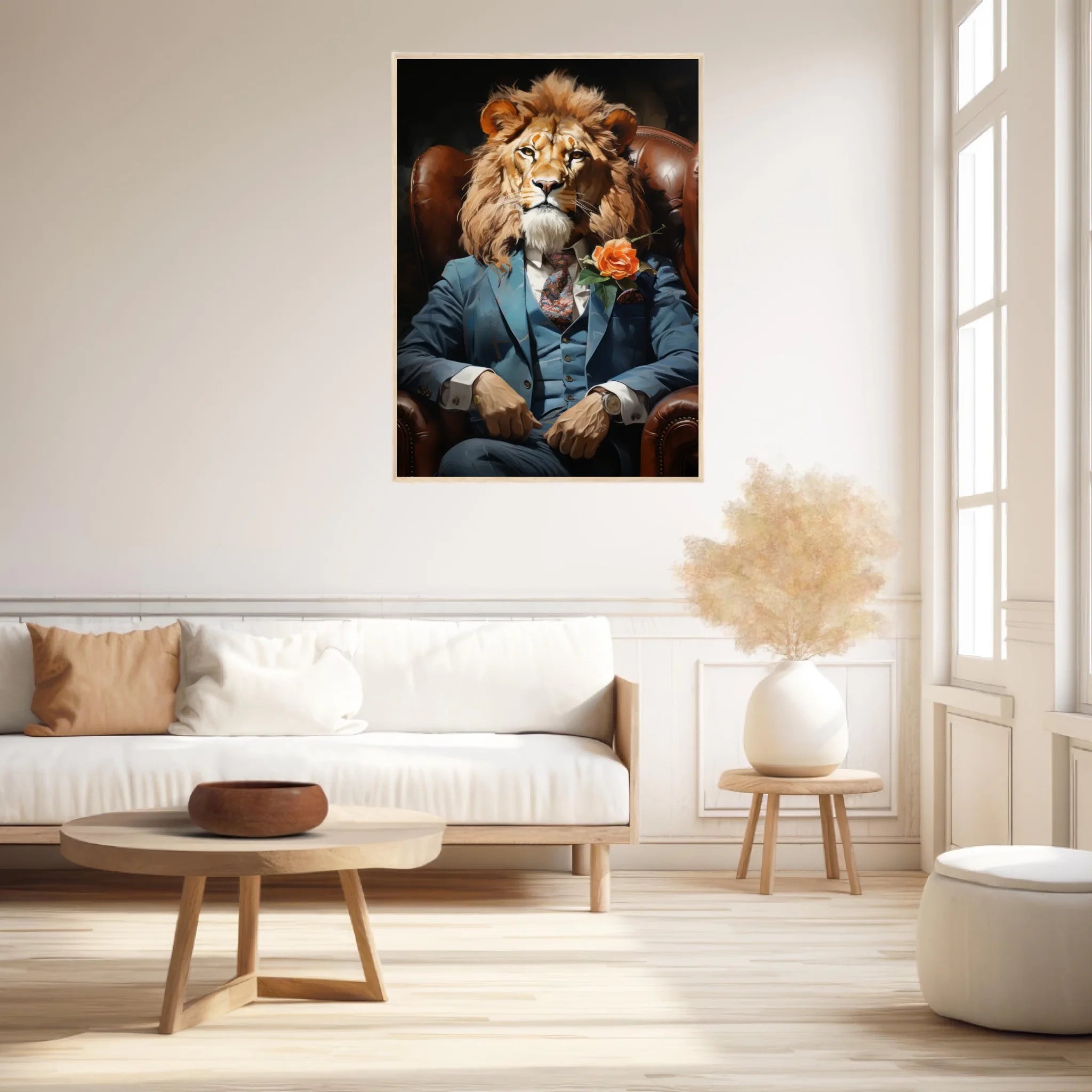 Tableau Lion Vintage 2