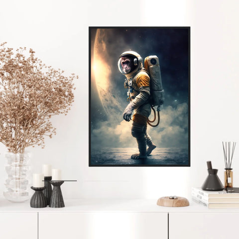 Tableau Singe Astronaute 2