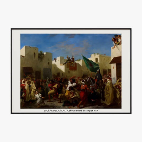 Tableau Eugène Delacroix Convulsionists of Tangier