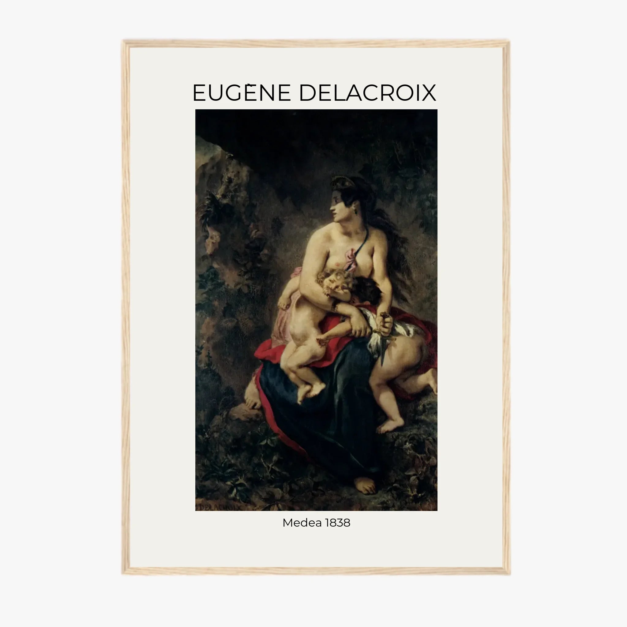 Tableau Eugène Delacroix Medea